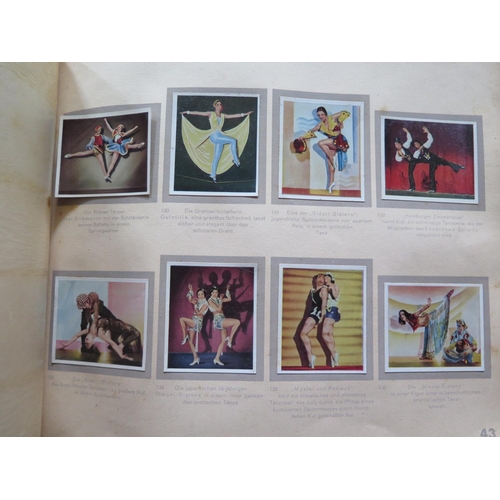 327 - Variete und Kirkus Cigarette Cards in original album, complete set issued 1935 by Bergmann Cigarette... 