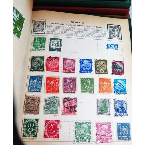 334 - A Collection of World Stamps arranged in various albums