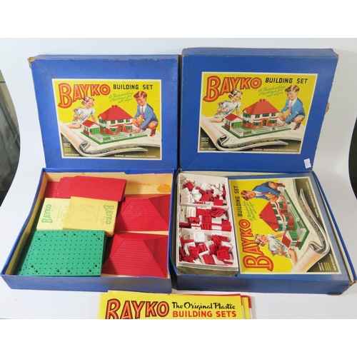 350 - Two Bayko No.1 Boxed Sets and Wenebrik  Set No.1