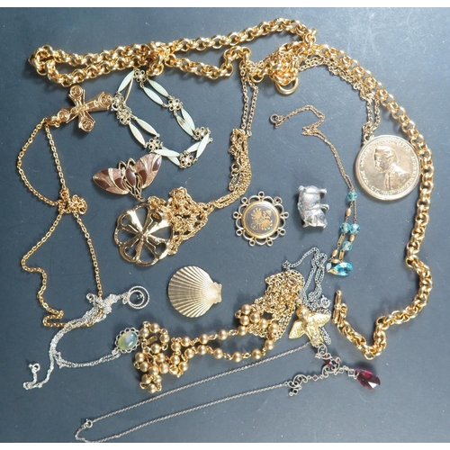 136 - A Selection of Costume Jewellery including gold plated