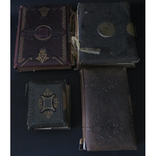 325 - A Large Collection of Victorian Carte de Visite, arranged in four albums

**** 3 X PHONE BID IN 10**... 