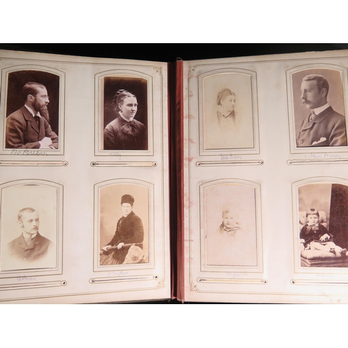 325 - A Large Collection of Victorian Carte de Visite, arranged in four albums

**** 3 X PHONE BID IN 10**... 