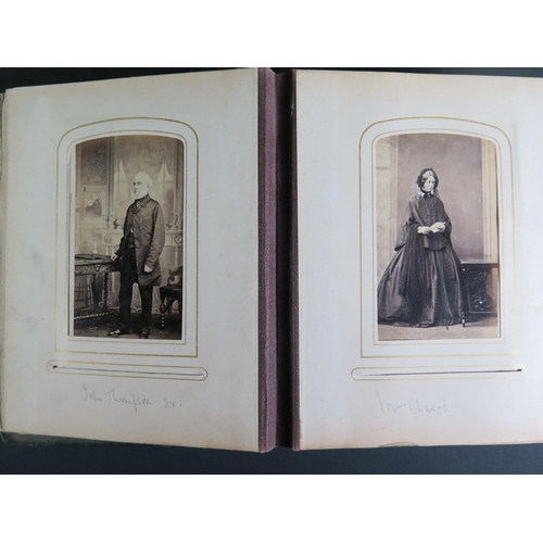 325 - A Large Collection of Victorian Carte de Visite, arranged in four albums

**** 3 X PHONE BID IN 10**... 