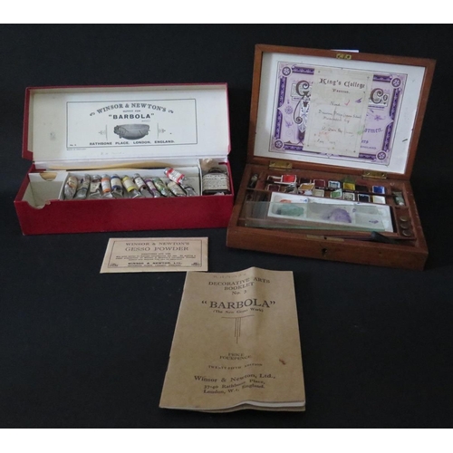 328 - A Windsor & Newton's 'BARBOLA' Set and boxed watercolour set