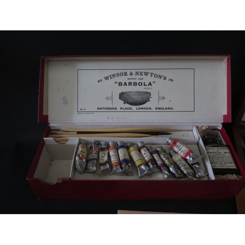 328 - A Windsor & Newton's 'BARBOLA' Set and boxed watercolour set