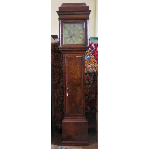 334 - A Rare and Early Benjamin Gray of London Walnut and Mahogany? Caddy Top Longcase Clock, the eight da... 