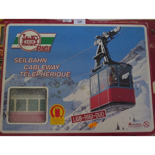 338 - A Lehmann L.G.B. Big Train  89290 Cable Car, boxed