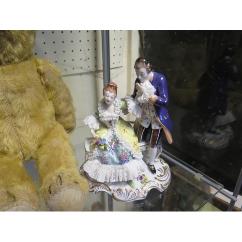 222 - A Volkstedt Porcelain Figural Group