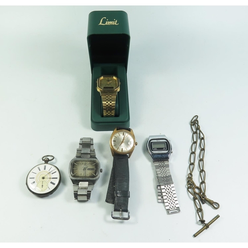 118 - Rotary and Tressa Automatic Gent's Wristwatches (both running), pocket watch etc.