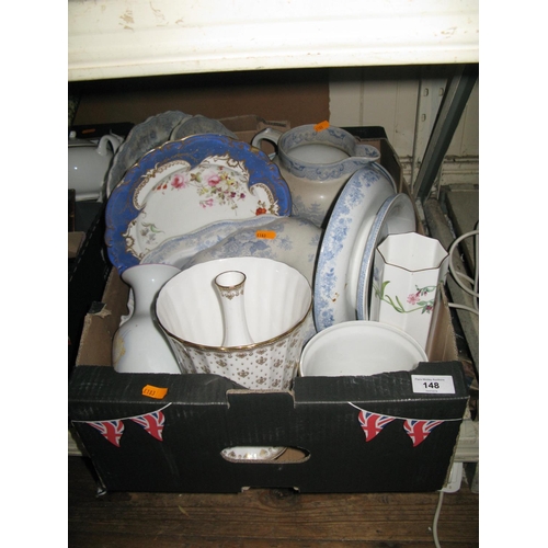 148 - A Selection of Decorative China including Victorian Asiatic Pheasant, Spode and Crown Derby