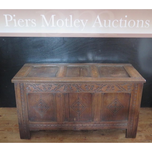 403 - A 17/18th Century Oak Coffer