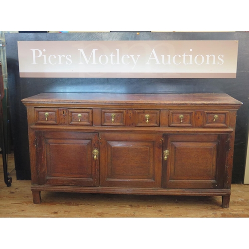 406 - An 18th Century Pine Low Dresser, 159cm long