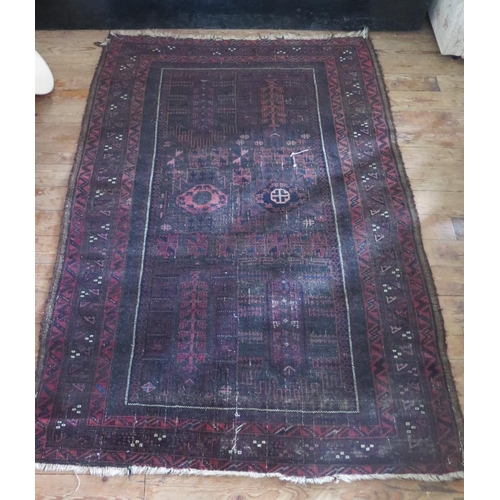 408 - A Persian Rug, 187x132cm