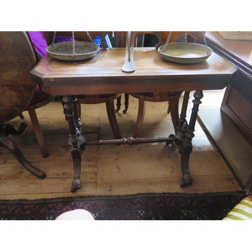 478 - A Victorian Card Table