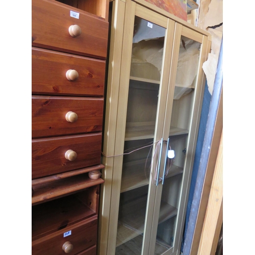 568 - A Pair of Pine Tall Chests of Drawers