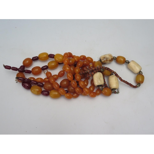 84A - A Selection of Faux Amber