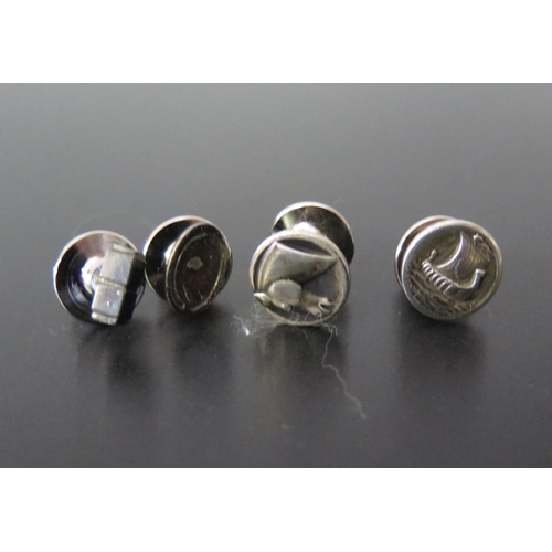 639A - Two Pairs of Georg Jensen Silver Studs