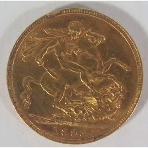 63a - A Victorian Gold Sovereign 1893