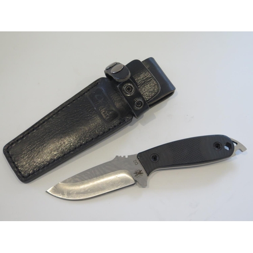 104 - A DPx HEFT 4 MILSPEC SURVIVAL TACTICAL KNIFE BLACK G10 NIOLOX STEEL