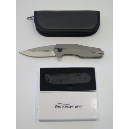 110 - An Unidentified Lock Knife S36VN steel and Timberline TM1143