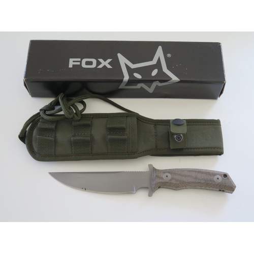 166 - A FOX EXAGON Tactical Knife fixed blade - 1666TK