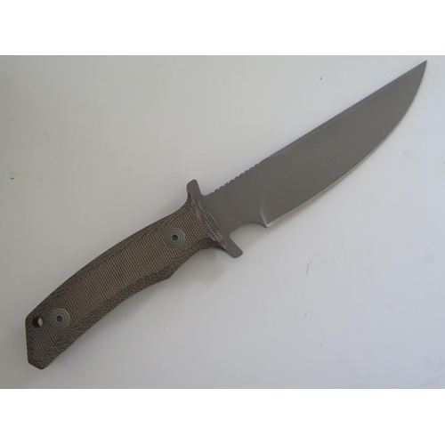 166 - A FOX EXAGON Tactical Knife fixed blade - 1666TK