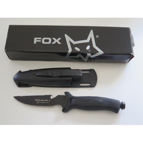 168 - A Fox POIGNARD DE BOTTE TEKNO MILITARY 2 FOX PRODUCTION - 647.11