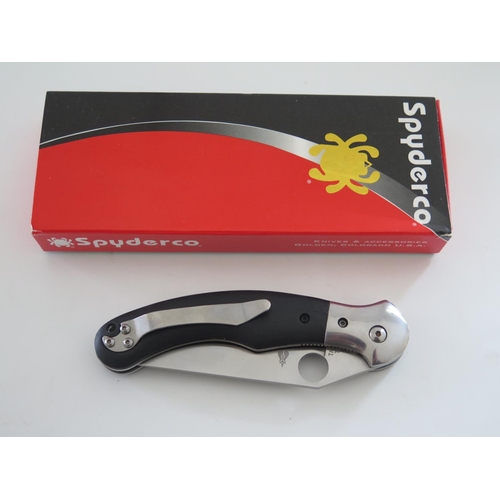 173 - Two Spyderco C173GP Hungarian Folder Knives – G-10 / CTS XHP