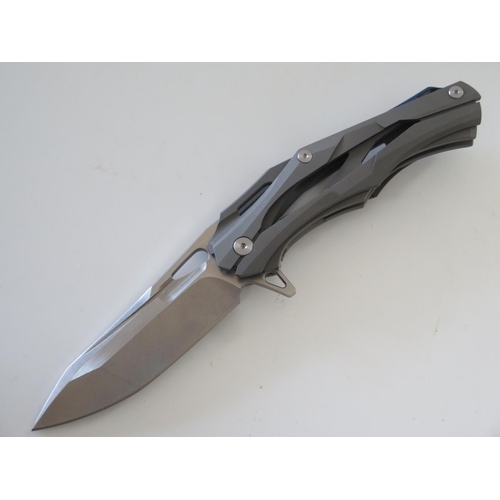 175 - An Unidentified Folding Knife, 23cm overall length