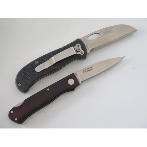 184 - Two Columbia River Folding Knives _ CR6050 and CR6442