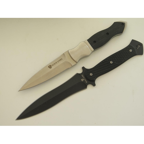 266 - Two Black Label Tactical Blades: Knife and Tactical Pen and Letter Opener 320125BL, Boot Dagger 3201... 