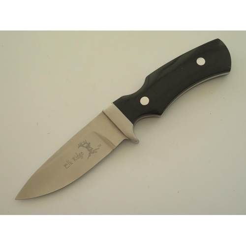 268 - An Elk ridge Fixed Blade Knife, 8