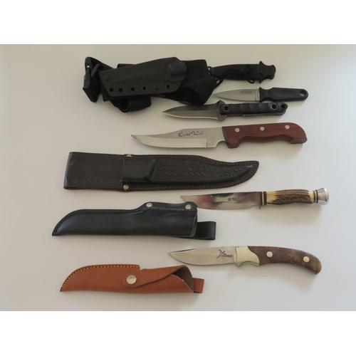 288 - A Selection of Knives including Schneidteufel, Mayerco and Lone Wolf 10.5