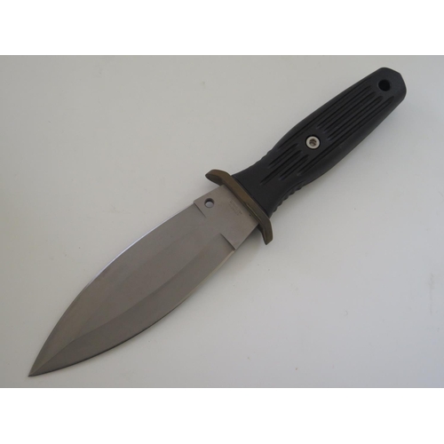 296 - A Böker Applegate-Fairbairn fixed Blade Knife 120553, 9