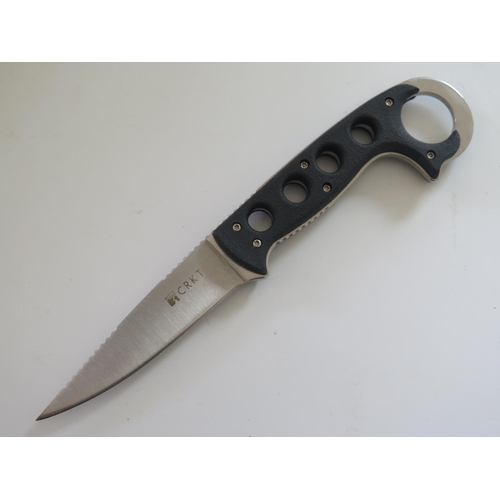 307 - A Columbia River Alaska Carcajou Hunter Fixed Blade Knife 2005