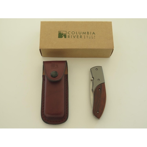 77 - A Columbia River 30-30 Cocobolo 2865W Knife