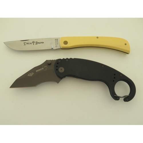 78 - A Boker Plus CLB Karambit 01BO580 Knife and Boker Tree Brand Classic