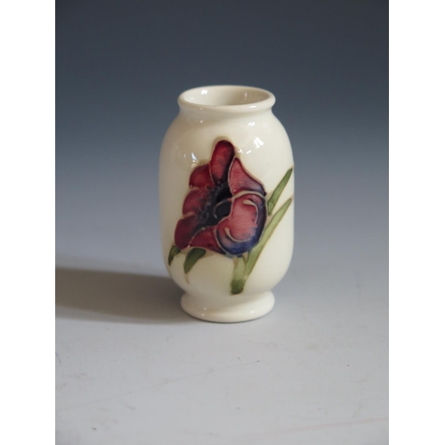 120 - A Moorcroft Floral Decorated Miniature Vase, 5.5cm, boxed