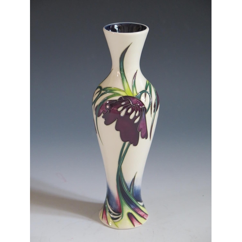 72 - A Modern Moorcroft Persephone Pattern Vase, base marked M.C.C.2007 182, 21cm