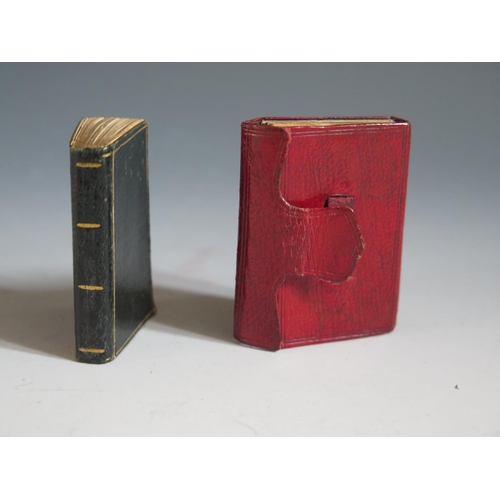 262 - Two Miniature Books _ Dewdrops (Religious Tract Society), one with inscribed date 1839