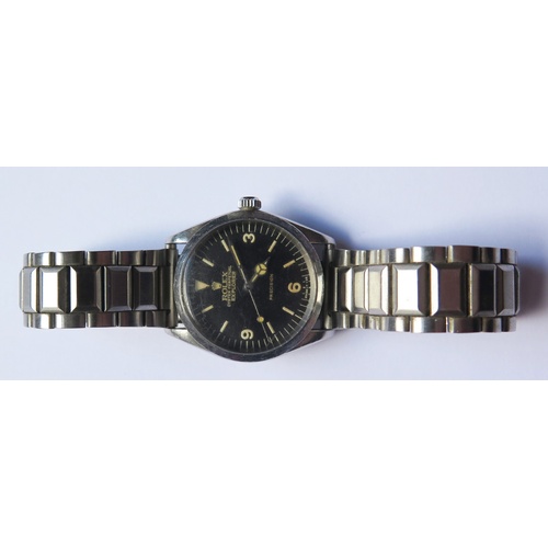 647d - A Gent's Rolex Explorer Steel Cased Wristwatch, ref: 5500, case no. 5090091, 1570 movement no. D9931... 