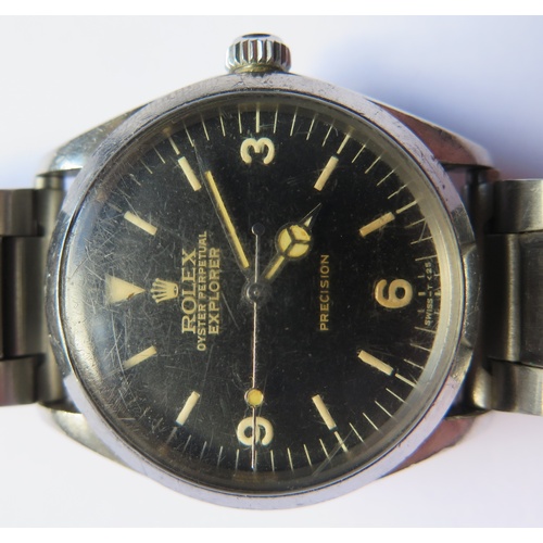 647d - A Gent's Rolex Explorer Steel Cased Wristwatch, ref: 5500, case no. 5090091, 1570 movement no. D9931... 