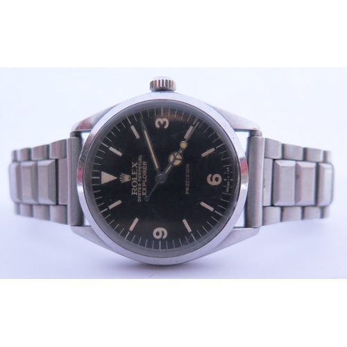 647d - A Gent's Rolex Explorer Steel Cased Wristwatch, ref: 5500, case no. 5090091, 1570 movement no. D9931... 