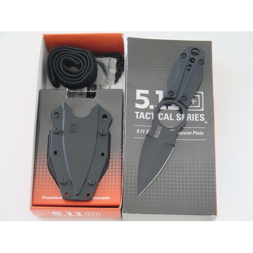 722 - A Böker Tree Brand Brend Tactical Folder Pocket Knife, A 5.11 Tactical Series SidePick Spearpoint Pl... 