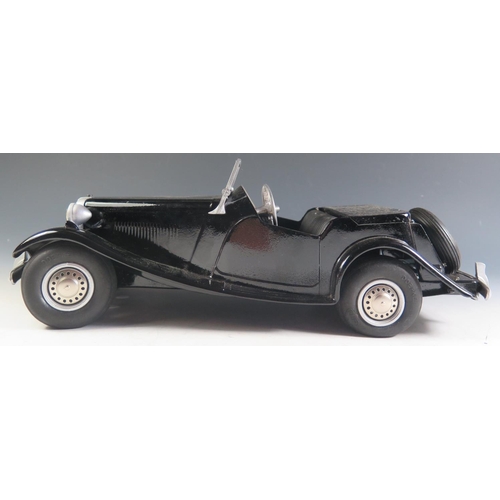 112 - A Large Scale Kit Model of a MG TD in Black made by Chas. WM. Doepke Manufacturing Co of Rossmore Oh... 