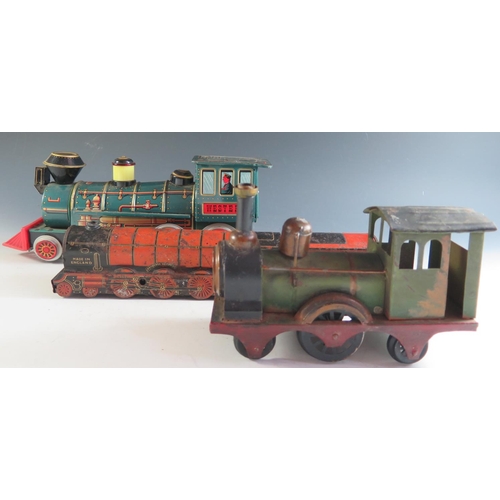 130 - A Modern Toys Tinplate Western Special Locomotive and two others.