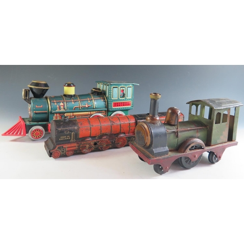 130 - A Modern Toys Tinplate Western Special Locomotive and two others.