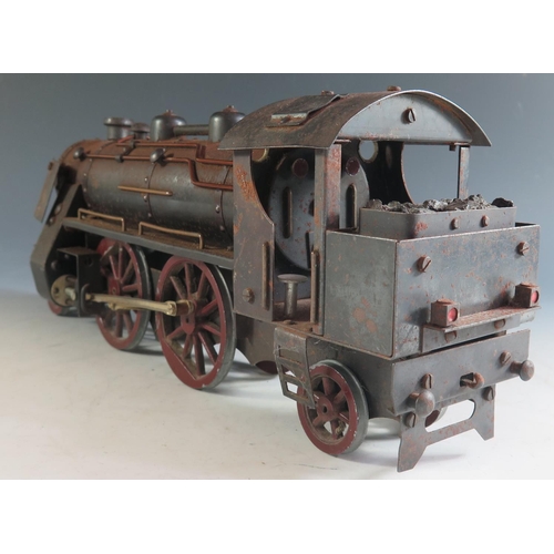 131 - A Large Heavy Articulated Unpowered Model Train (38cm approx).