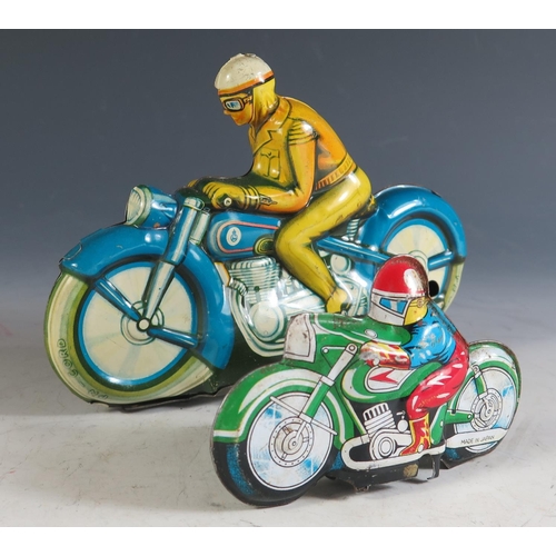 179A - A German Philip Niedermeier Tinplate Friction Drive Motorbike (17cm approx) and one other.