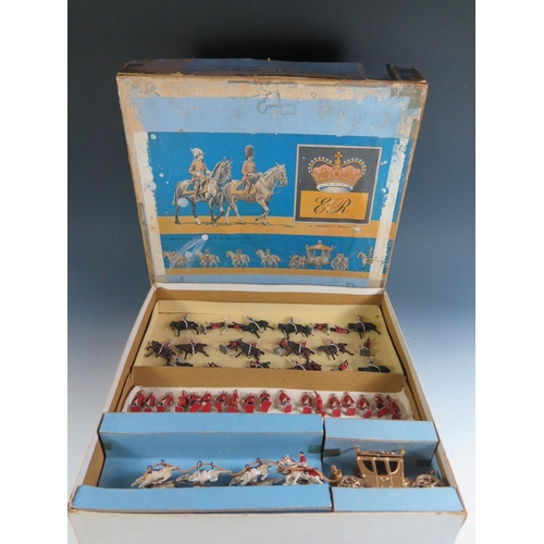 181 - A Johillco (John Hill & Co) Queen Elizabeth II Coronation Set in it's Original Box